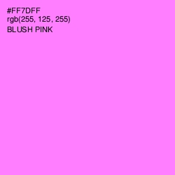 #FF7DFF - Blush Pink Color Image